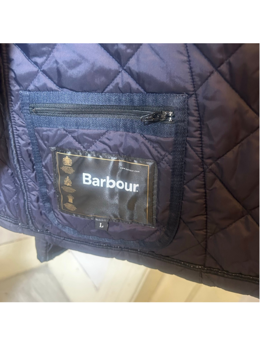 Barbour Men's Heritage Liddesdale Quilted Chore Jacket Large Outdoor Classic - Picture 5 of 8